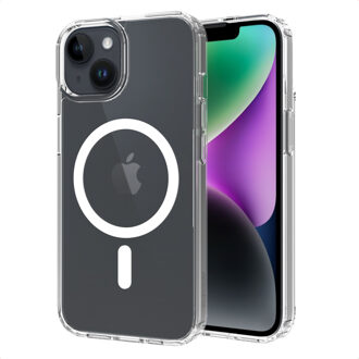 Accezz Xtreme Impact Backcover met MagSafe voor de Apple iPhone 13 - Transparant