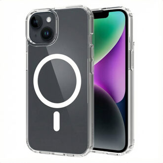 Accezz Xtreme Impact Backcover met MagSafe voor de Apple iPhone 14 - Transparant