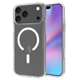 Accezz Xtreme Impact Backcover met MagSafe voor de Apple iPhone 17 Pro Max - Transparant