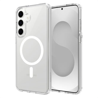 Accezz Xtreme Impact Backcover met MagSafe voor de Samsung Galaxy S25 FE - Transparant