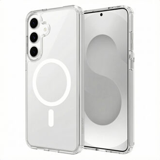 Accezz Xtreme Impact Backcover met MagSafe voor de Samsung Galaxy S25 FE - Transparant