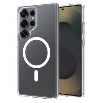 Accezz Xtreme Impact Backcover met MagSafe voor de Samsung Galaxy S25 Ultra - Transparant