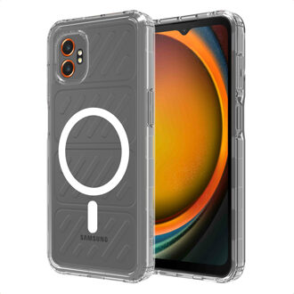 Accezz Xtreme Impact Backcover met MagSafe voor de Samsung Galaxy Xcover 7 Pro - Transparant