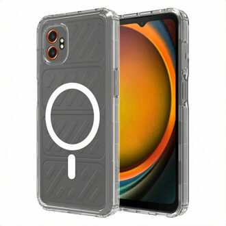 Accezz Xtreme Impact Backcover met MagSafe voor de Samsung Galaxy Xcover 7 Pro - Transparant