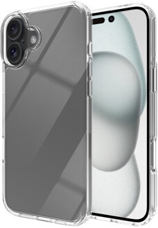 Accezz Xtreme Impact Backcover voor de Apple iPhone 16 Plus - Transparant