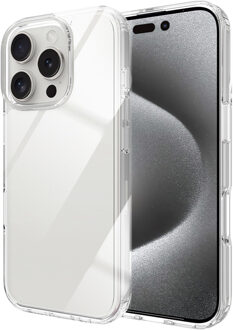 Accezz Xtreme Impact Backcover voor de Apple iPhone 16 Pro - Transparant