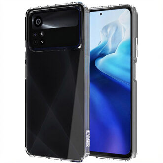 Accezz Xtreme Impact Backcover voor de Xiaomi Poco X4 Pro 5G - Transparant