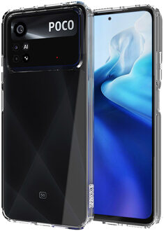 Accezz Xtreme Impact Backcover voor de Xiaomi Poco X4 Pro 5G - Transparant