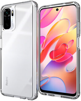 Accezz Xtreme Impact Backcover voor de Xiaomi Redmi Note 10 (4G) / Note 10S - Transparant