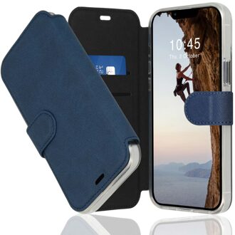 Accezz Xtreme Wallet voor Apple iPhone 14 Plus Telefoonhoesje Blauw