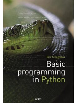 Acco Uitgeverij Basic programming in Python - Boek Eric Steegmans (9463440232)