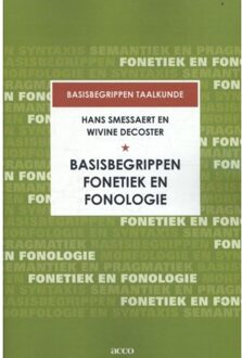 Acco Uitgeverij Basisbegrippen fonetiek en fonologie - Boek Hans Smessaert (9463440518)
