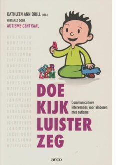 Acco Uitgeverij Doe-kijk-luister-zeg - Boek Acco uitgeverij (9033486814)