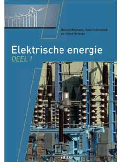 Acco Uitgeverij Elektrische Energie - Boek R. Belmans (9033473828)