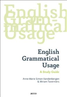 Acco Uitgeverij English grammatical usage - Boek Anne-Marie Simon-Vandenbergen (9462927642)