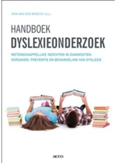 Acco Uitgeverij Handboek dyslexieonderzoek - Boek Acco uitgeverij (9462925674)