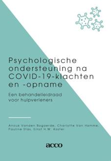 Acco Uitgeverij Psychologische ondersteuning na Covid-19-klachten en opname - (ISBN:9789464143829)