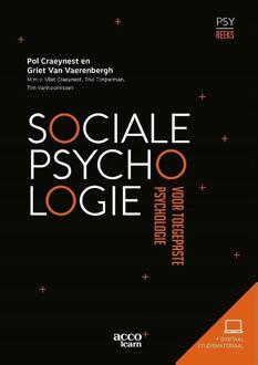 Acco Uitgeverij Sociale Psychologie voor toegepaste psychologie - (ISBN:9789463792851)