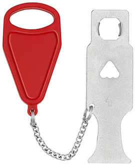 Accommodation Door Stopper Door Lock Portable Door Lock Travel Heavy Duty Safety Addalock Lockdown for Room Security