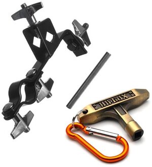 Accs Drum Set Huid Tuning Key Snap Haak Drum Kit Wrench Tool & Drum Bevestiging Klem Universele Metalen Clip Houder