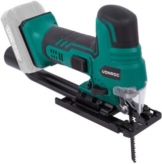 Accu decoupeerzaag VPower 20V - Ergonomische T-handgreep - Instelbare snelheid & zaaghoek - Excl. accu en snellad