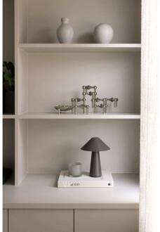 accu-tafellamp Cannes, bruin, 26 cm, IP44