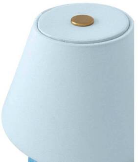 accu-tafellamp IRIS, blauw, hoogte 23 cm