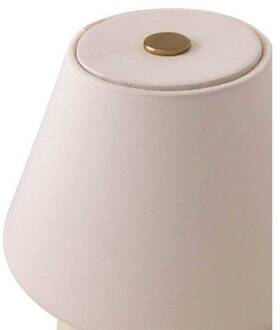 accu-tafellamp IRIS, crème, hoogte 23 cm