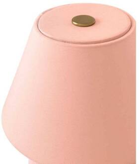 accu-tafellamp IRIS, rosé, hoogte 23 cm