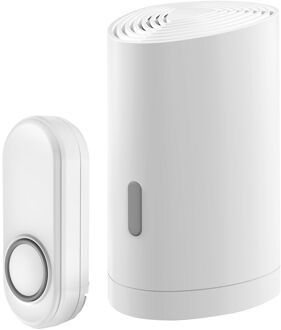 ACDB-9000AC Mobiele draadloze deurbelset Slimme deurbel Wit