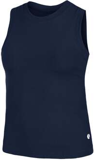 Ace Pocket Ribbed Tanktop Dames donkerblauw - L