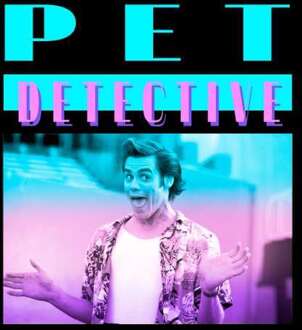 Ace Ventura Neon Men's T-Shirt - Black - 5XL Zwart