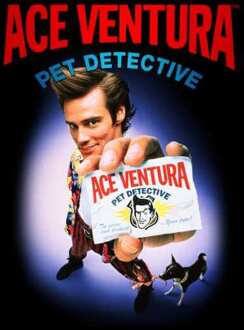 Ace Ventura Peephole Men's T-Shirt - Black - 5XL Zwart