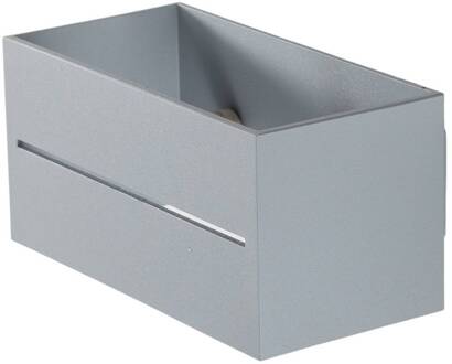 Aceline wandlamp, uplight en downlight grijs grijs mat