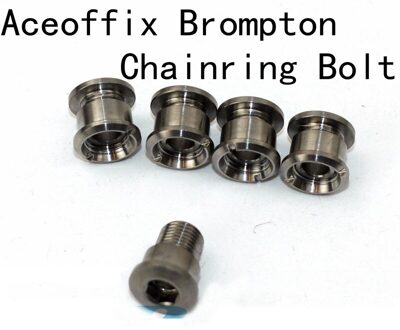 ACEOFFIX 5PCS Kettingblad Bout Fiets Kettingwiel Schroeven Road MTB Fiets Disc Schroef voor Crankstel Fiets Onderdelen voor Brompton