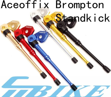 aceoffix brompton kickstand 92g Folding Bicycle Lightweight CNC Kickstand Packing Rack Support Accessories