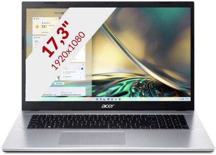 Acer AcerAspire 3 A317-54-74XM -17 inch Laptop Zilver