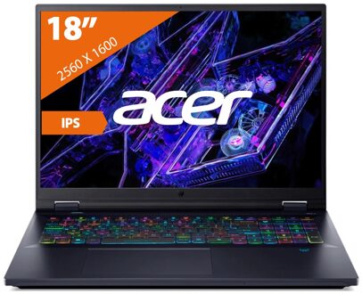 Acer Predator Helios 18 PH18-72-90TD -18 inch Gaming laptop Zwart