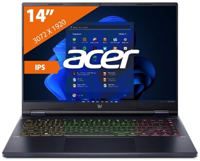 Acer Predator Helios Neo 14 PHN14-51-95HR -14 inch Gaming laptop Zwart