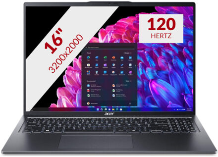Acer Swift Go 16 SFG16-72-56FG -16 inch Laptop Grijs