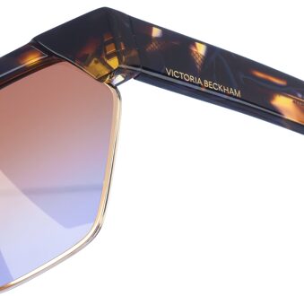 Acetaat zonnebril met rechthoekige vorm VB622S dames - maat Veelkleurig