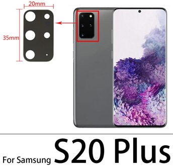 Achter Back Camera Glas Lens Cover Voor Samsung Galaxy S10 S10e S10 Plus S20 Plus Ultra S20 Fe Met Lijm sticker