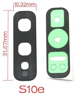 Achter Back Camera Glas Lens Cover Voor Samsung Galaxy S10 S10e S10 Plus S20 Plus Ultra S20 Fe Met Lijm sticker