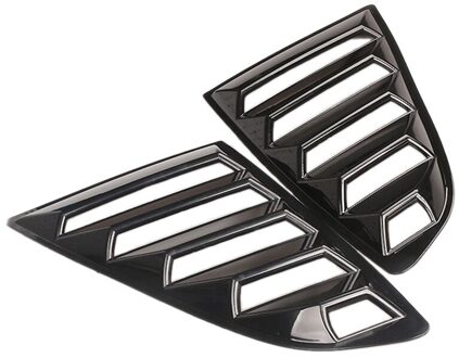 Achter Kwart Venster Lamellen Scoops Spoiler Auto Side Window Scoop Cover Voor Ford Mustang