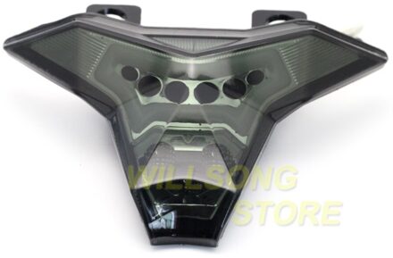 Achter Led Staart Remlicht Blinker Richtingaanwijzer Geïntegreerde Lamp Voor Kawasaki Z 400/1000 Ninja 400/ZX10R/ZX10RR/ZX6R Motorfiets rook