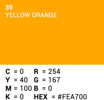 Achtergrondpapier Yellow-Orange 2.72m x 11m