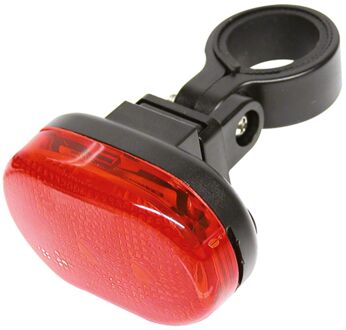 achterlicht 3 led batterijen rood/zwart