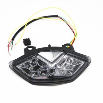 Achterlicht Achterlicht Voor Kawasaki Z1000 Rem Led Light Knipperlichten Indicator Lamp doorzichtig