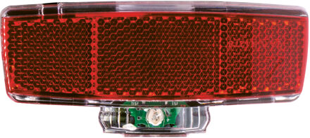 achterlicht Block led batterij bagagedrager rood