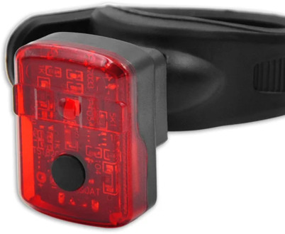 achterlicht Easyfix USB batterij led rood